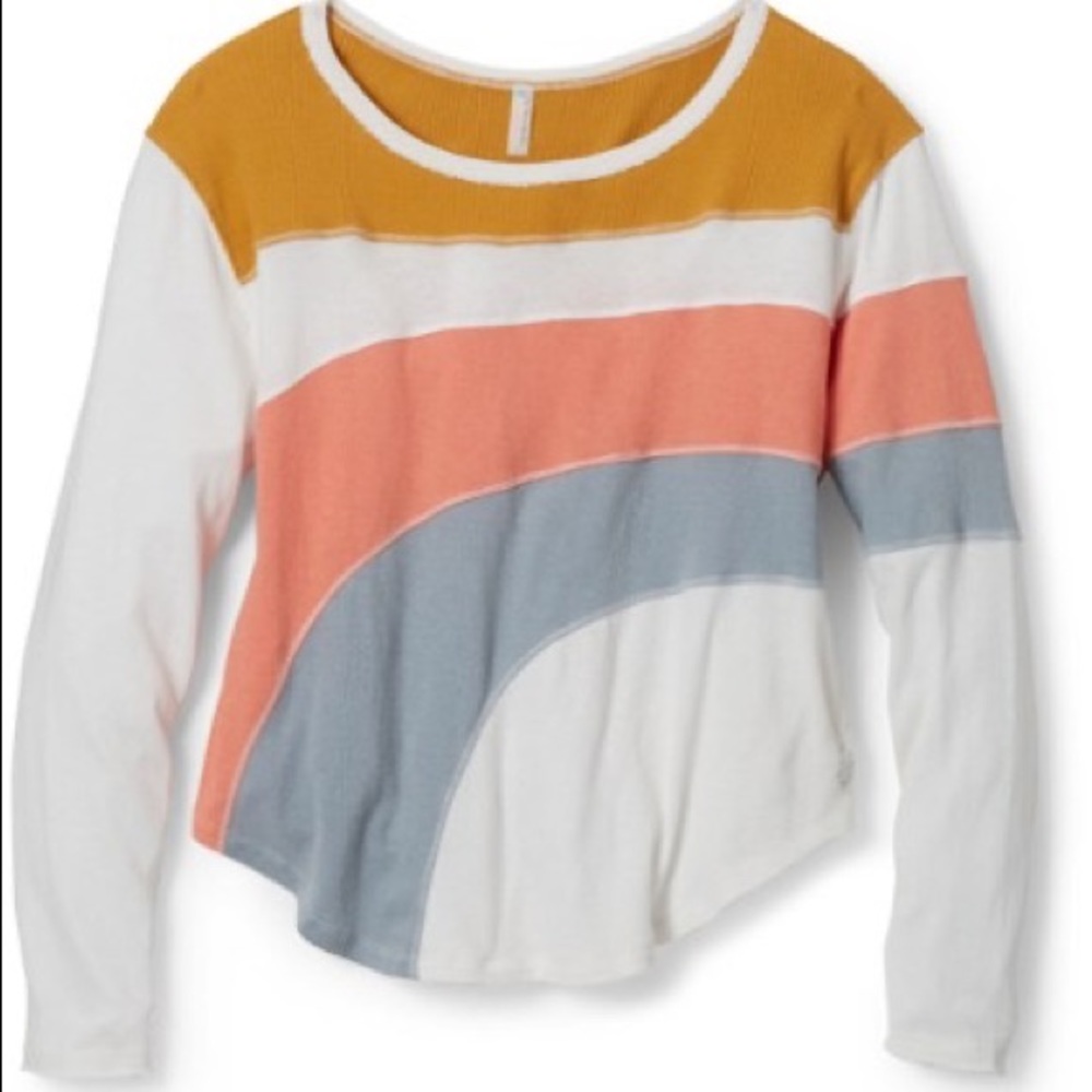 Fp Movement Sun Downer Color Block Long Sleeve Top - image 5